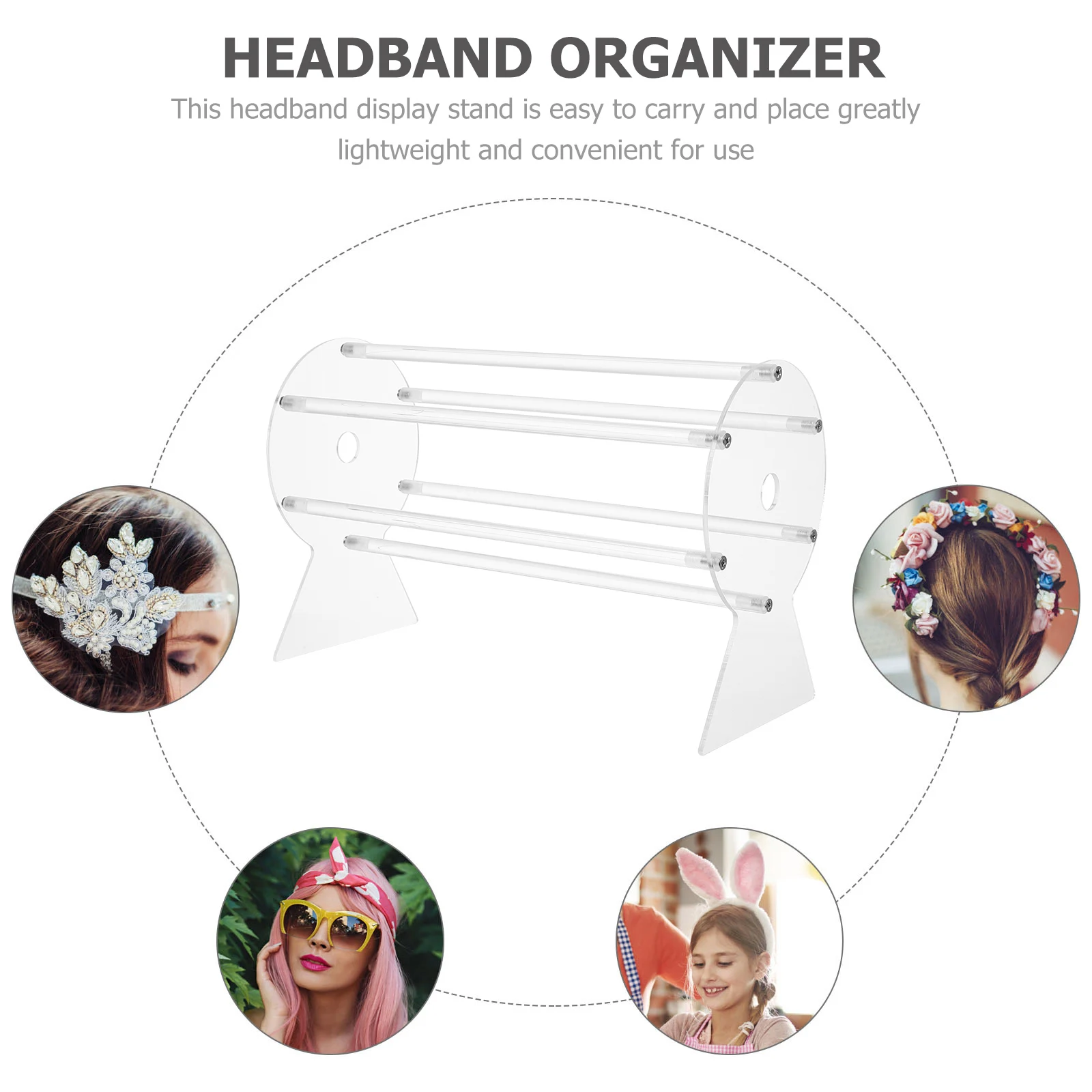 Hairband Organizer Acrylic Headband Holder Display Rack Acrylic Organizers For Girls Baby Women Jewelry Storage
Hairband Organizer Acrylic Headband Holder Display Rack Acrylic Organizers For Girls Baby Women Jewelry Storage