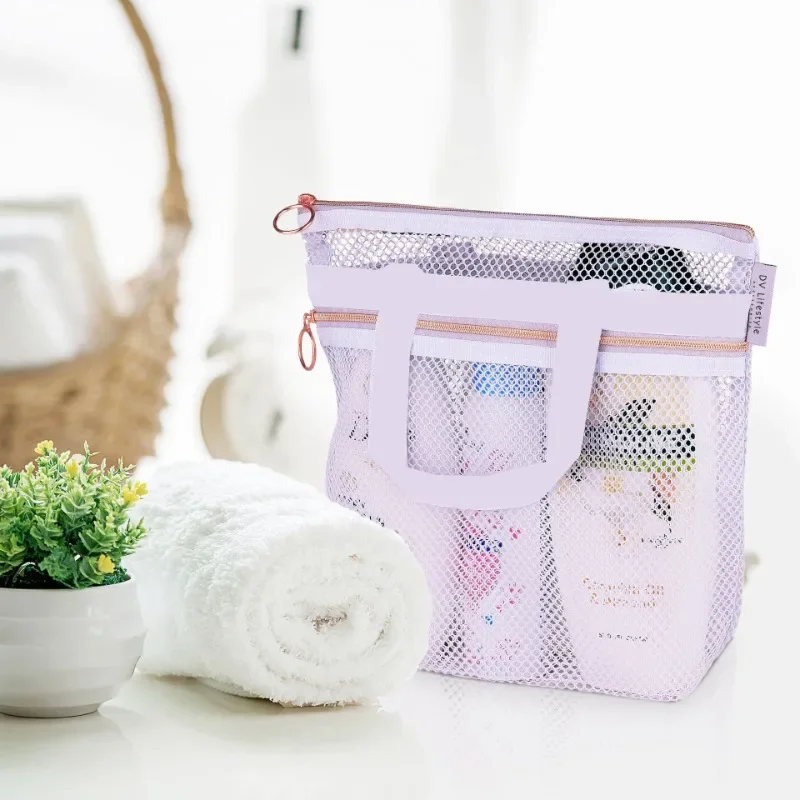 Femele Summber Shower Handbag Transparent Mesh Makeup Bags Make Up Storage Organizer Case Travel Tote Wash Beach Bag Pouch
Femele Summber Shower Handbag Transparent Mesh Makeup Bags Make Up Storage Organizer Case Travel Tote Wash Beach Bag Pouch