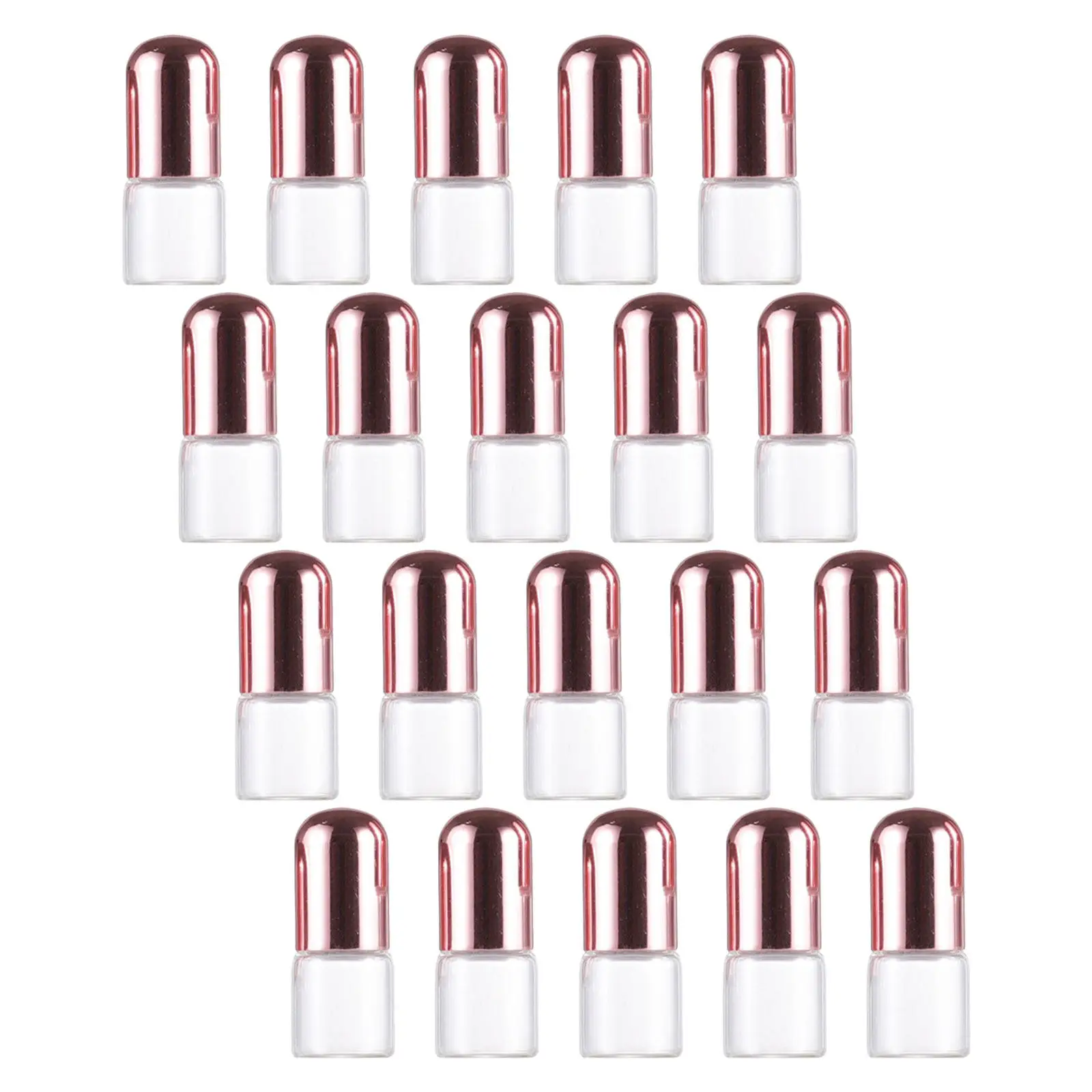 20Pcs 2Ml Clear Glass Roller Bottles Pink Cap Uniform Roll on Application Refillable Perfume Essential Oil Bottles Portable
20Pcs 2Ml Clear Glass Roller Bottles Pink Cap Uniform Roll on Application Refillable Perfume Essential Oil Bottles Portable