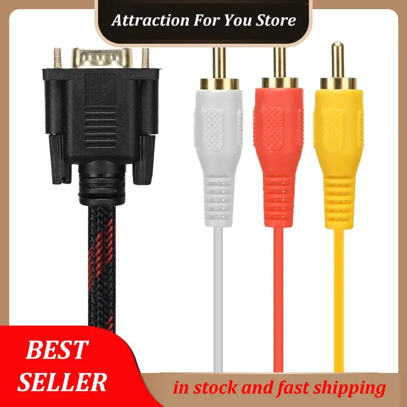 Hot Selling Adapter Cable,RCA Cable RCA Audio Cable VGA To AV Cable 15 Pin To 3 RCA Audio AV Cable Adapter For HDTV PC DVD,5FT/
Hot Selling Adapter Cable,RCA Cable RCA Audio Cable VGA To AV Cable 15 Pin To 3 RCA Audio AV Cable Adapter For HDTV PC DVD,5FT/