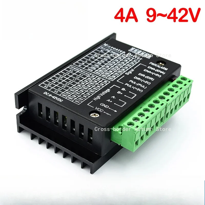 9-42V 4A 1 Axis Stepper Motor Driver 32 Micro-Step TTL Controller for 42 57 86 2/4 Phase Motor CNC
9-42V 4A 1 Axis Stepper Motor Driver 32 Micro-Step TTL Controller for 42 57 86 2/4 Phase Motor CNC