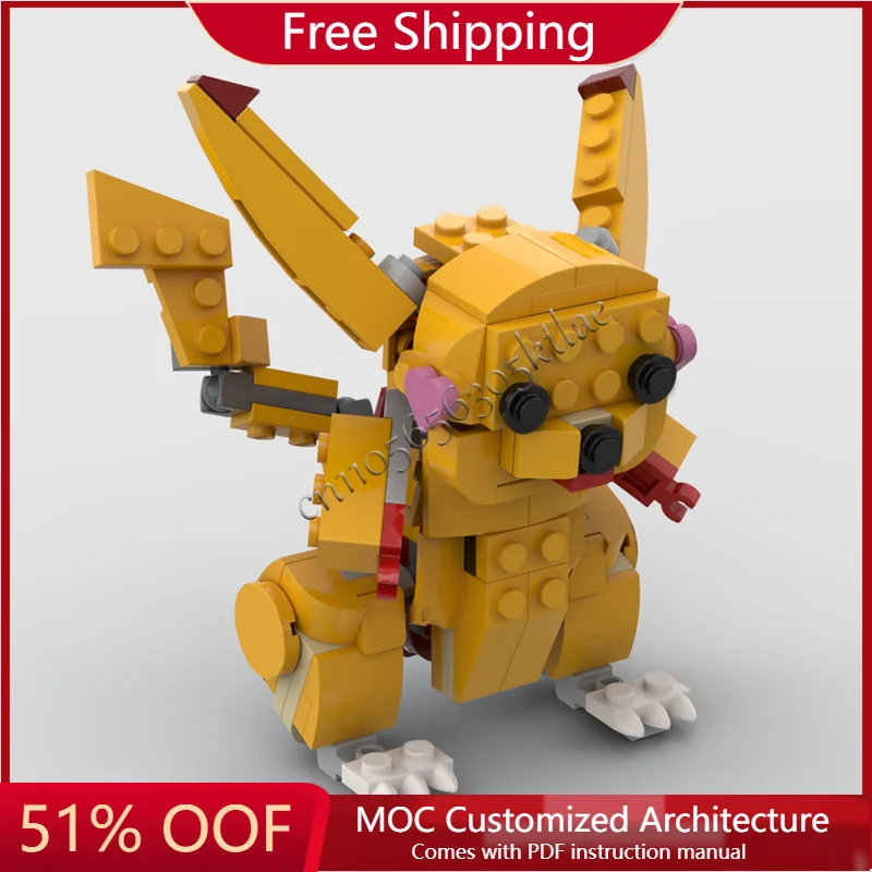 122 PCS MOC Famous Anime Yellow Lightning Elf Building Creative Blocks Model Kids Assembly Display Toys Festival Birthday Gifts
122 PCS MOC Famous Anime Yellow Lightning Elf Building Creative Blocks Model Kids Assembly Display Toys Festival Birthday Gifts