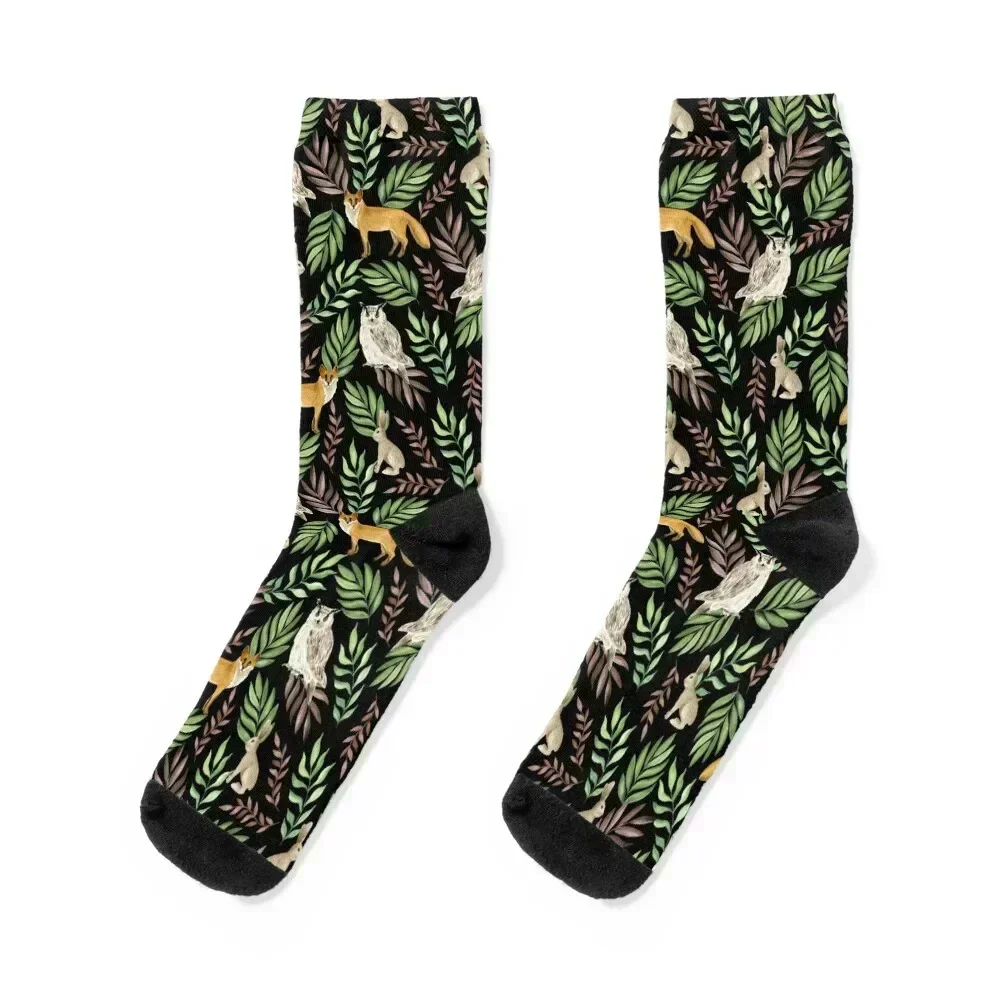 Foxes, owls, rabbits. Black pattern Socks essential crazy halloween anti slip football Men's Socks Women's
Foxes, owls, rabbits. Black pattern Socks essential crazy halloween anti slip football Men's Socks Women's