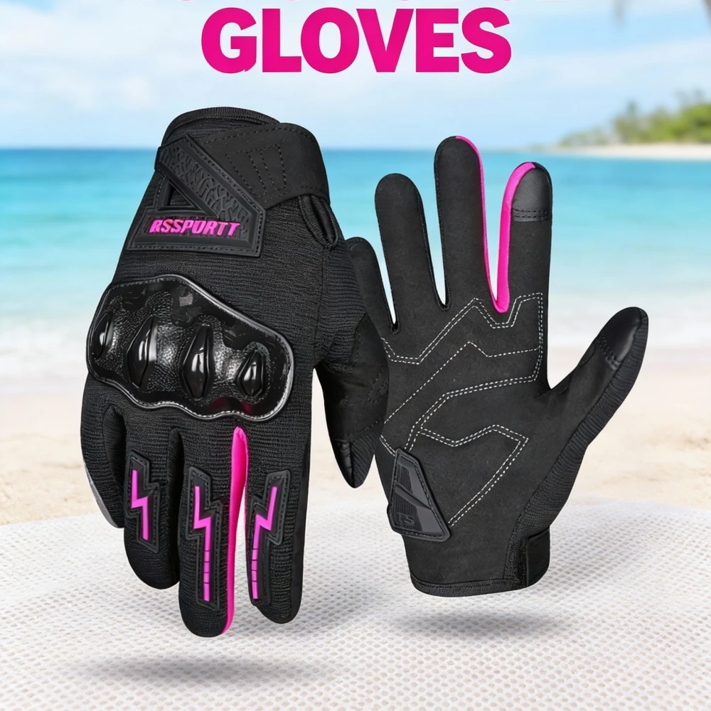 RS Новые мотоциклетные перчатки для девочек — сенсорный экран с двумя пальцами, черные, розовые, дышащие, износостойкие перчатки для верховой езды с полным пальцем
RS Новые мотоциклетные перчатки для девочек — сенсорный экран с двумя пальцами, черные, розовые, дышащие, износостойкие перчатки для верховой езды с полным пальцем
