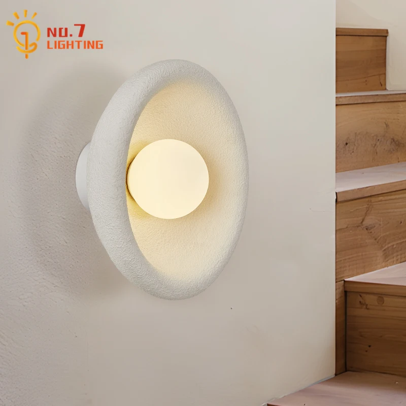 Japanese Wabi-Sabi Vintage Designer Wall Light LED G9 Warm Atmosphere Resin Wall Mounted Living Room Background Bedroom Bedside
Japanese Wabi-Sabi Vintage Designer Wall Light LED G9 Warm Atmosphere Resin Wall Mounted Living Room Background Bedroom Bedside