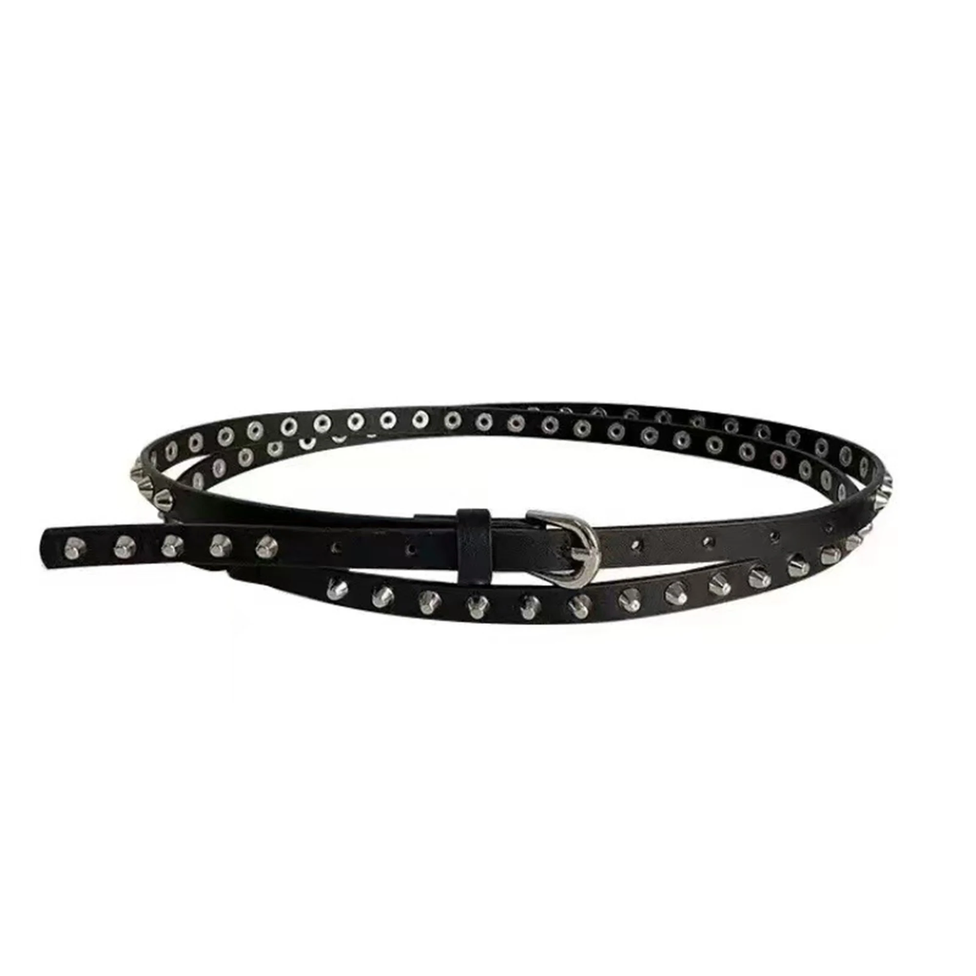 Fashionable Studded Belt with Double Layer Design and Pin Buckle Closure Perfect for Rocking the Street Party Scene
Fashionable Studded Belt with Double Layer Design and Pin Buckle Closure Perfect for Rocking the Street Party Scene