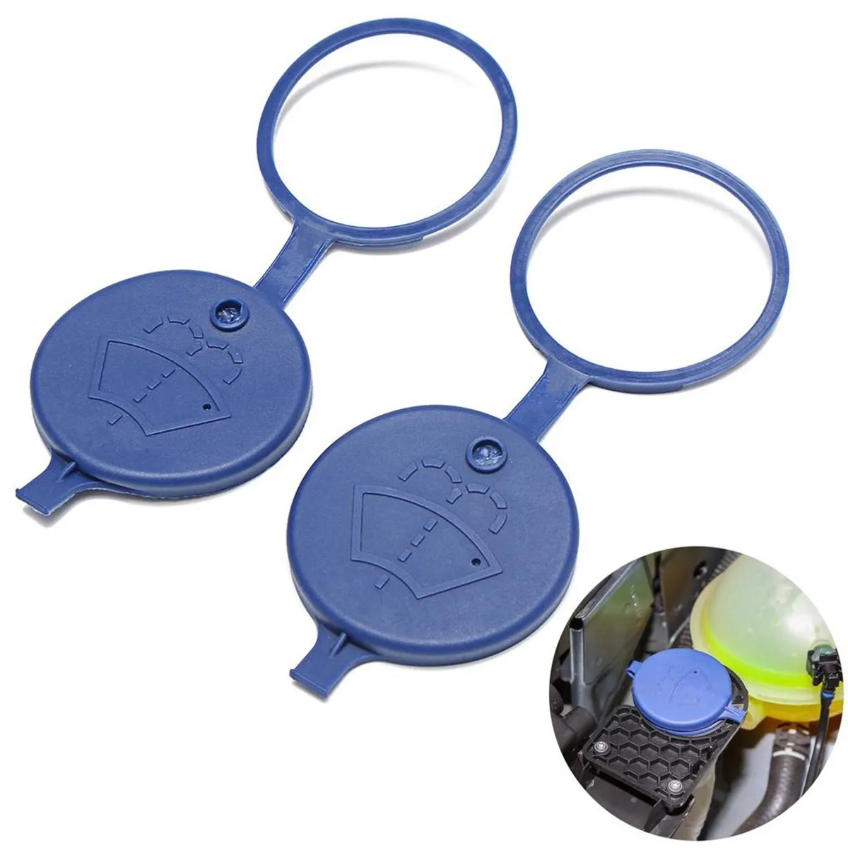 2Pcs Windshield Washer Reservoir Cap Plastic Replacement Prevent Leak Splash for Car Accessories Auto Parts
2Pcs Windshield Washer Reservoir Cap Plastic Replacement Prevent Leak Splash for Car Accessories Auto Parts
