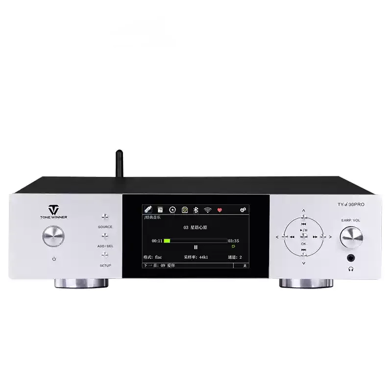 Winner TY-i30PRO digital broadcast hifi enthusiast U disk Bluetooth lossless digital audio DAC decoder
Winner TY-i30PRO digital broadcast hifi enthusiast U disk Bluetooth lossless digital audio DAC decoder