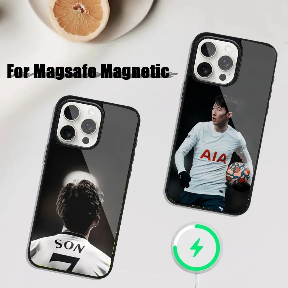 Korea Son H-Heung-mins Football Phone Case For iPhone 16,15,14,13,12,11,Plus,Pro,Max Mini Magsafe Magnetic Wireless Charging
Korea Son H-Heung-mins Football Phone Case For iPhone 16,15,14,13,12,11,Plus,Pro,Max Mini Magsafe Magnetic Wireless Charging