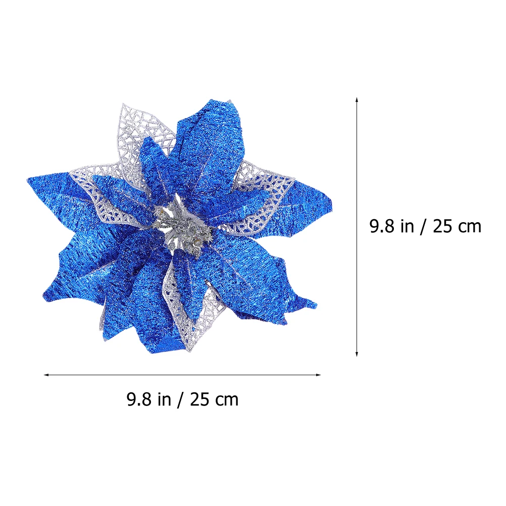 5 Pcs Bell Shaped Simulated Christmas Flowers Xmas Ornaments Decorations Plastic Artificial Poinsettia
5 Pcs Bell Shaped Simulated Christmas Flowers Xmas Ornaments Decorations Plastic Artificial Poinsettia