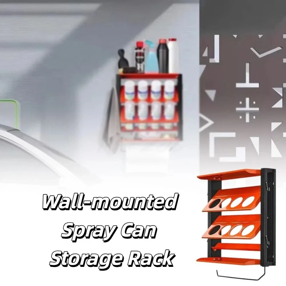 Steel Construction Spray Bottle Holder 8 Hole Design Wall Mounted Spray Can Holder Rack Customizable Utility Storage
Steel Construction Spray Bottle Holder 8 Hole Design Wall Mounted Spray Can Holder Rack Customizable Utility Storage