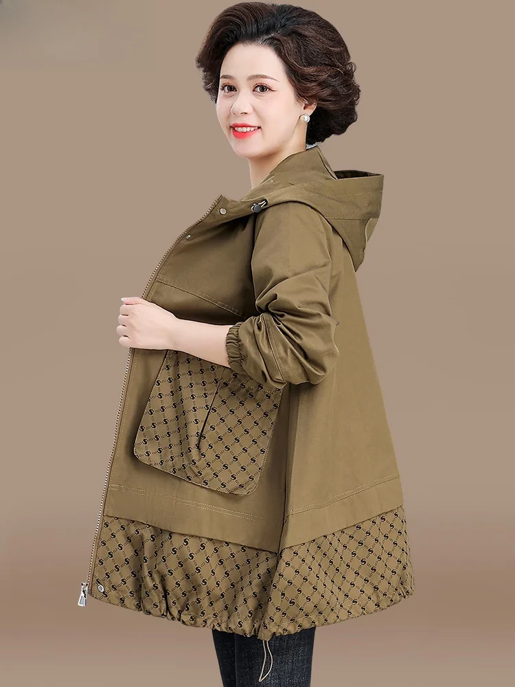 plus Size Autumn Outerwear Coat Long Women's Sle Faionable Straight Cut Nylon Polyester Zipper Closure Hooded Jaet
plus Size Autumn Outerwear Coat Long Women's Sle Faionable Straight Cut Nylon Polyester Zipper Closure Hooded Jaet