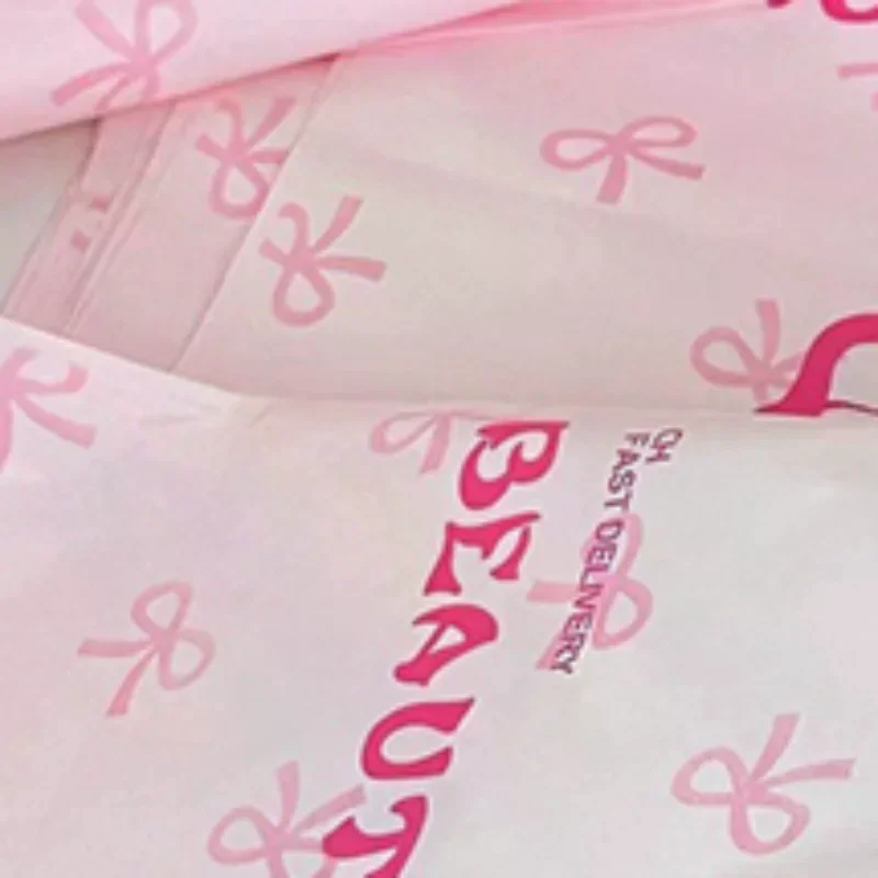 10Pcs Pink Plastic Courier Bags Bow Knot Printed Express Envelope Clothing Packing Shipping Envelopes Self Adhesive Mailing Bag
10Pcs Pink Plastic Courier Bags Bow Knot Printed Express Envelope Clothing Packing Shipping Envelopes Self Adhesive Mailing Bag