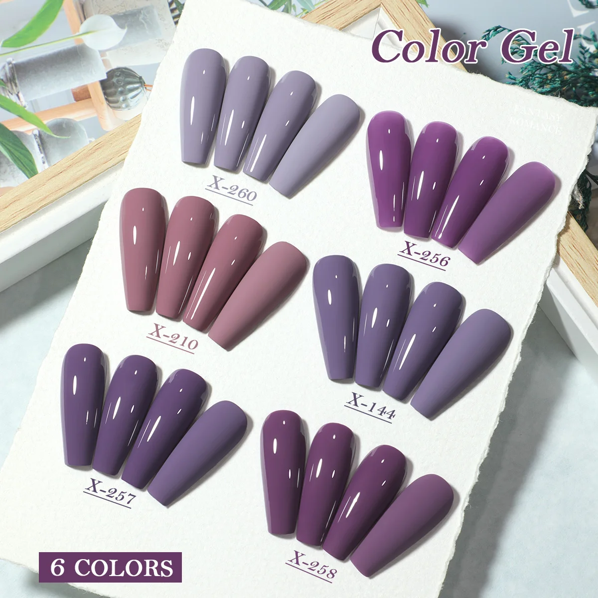 XEIJAYI Little White Bottle Autumn/Winter Purple 6pcs/set--Soaking UV LED Nail Gel Art Design Nail Salon DIY Salon Gel
XEIJAYI Little White Bottle Autumn/Winter Purple 6pcs/set--Soaking UV LED Nail Gel Art Design Nail Salon DIY Salon Gel