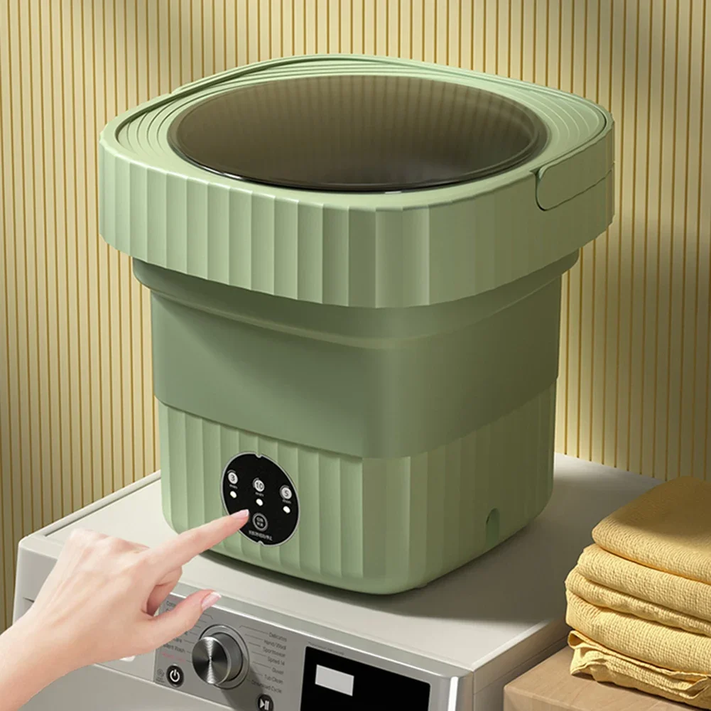 Mini Retractable Foldable Washing Machine 6L 12W Three Mode Travel Washer with Spinning Dry for Business Trip Travel
Mini Retractable Foldable Washing Machine 6L 12W Three Mode Travel Washer with Spinning Dry for Business Trip Travel