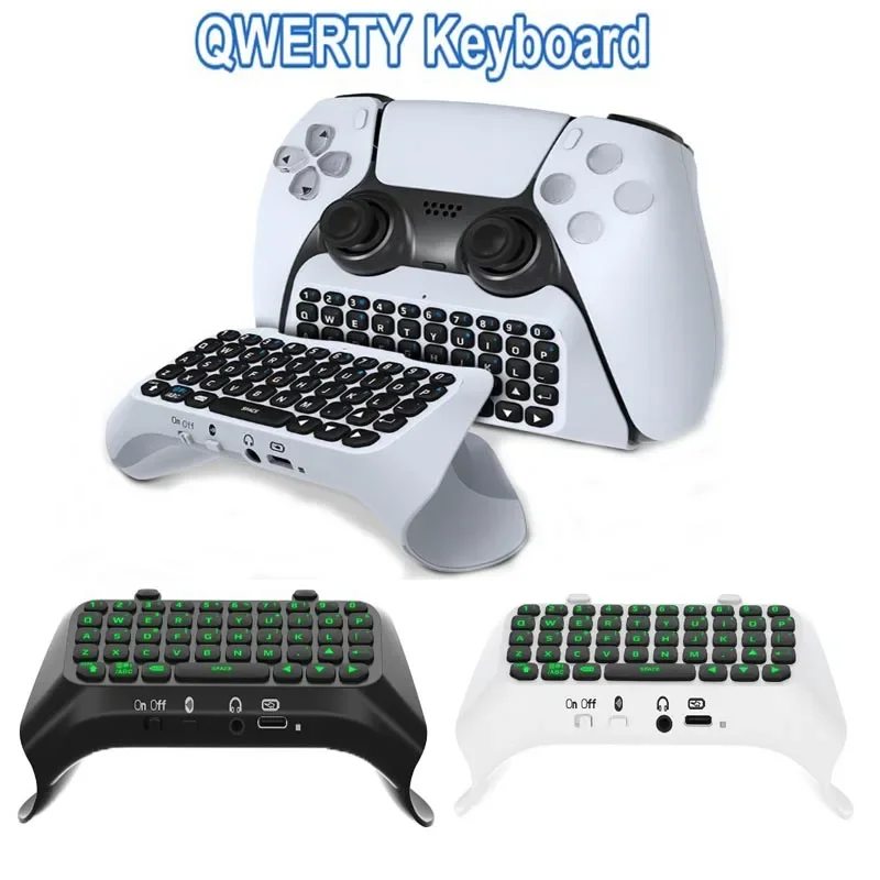 External Keyboard 500mAh Wireless Gaming Keypad Bluetooth-Compatible Built-in Speaker Voice Accessories for PS5 Elite Controller
External Keyboard 500mAh Wireless Gaming Keypad Bluetooth-Compatible Built-in Speaker Voice Accessories for PS5 Elite Controller