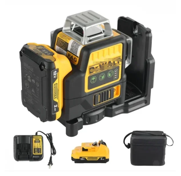 360° Rotating 3D 12-Line Green Laser Level Professional Outdoor Construction Marking Tool Lithium Battery DW89LG
360° Rotating 3D 12-Line Green Laser Level Professional Outdoor Construction Marking Tool Lithium Battery DW89LG
