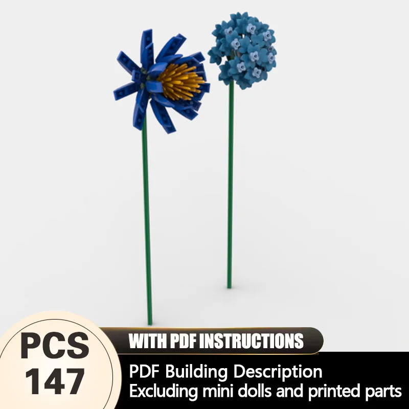 Creators Plant Series Model MOC Building Bricks Blue Flowers Modular Technology Gifts Holiday Assemble Children Toys Suit
Creators Plant Series Model MOC Building Bricks Blue Flowers Modular Technology Gifts Holiday Assemble Children Toys Suit
