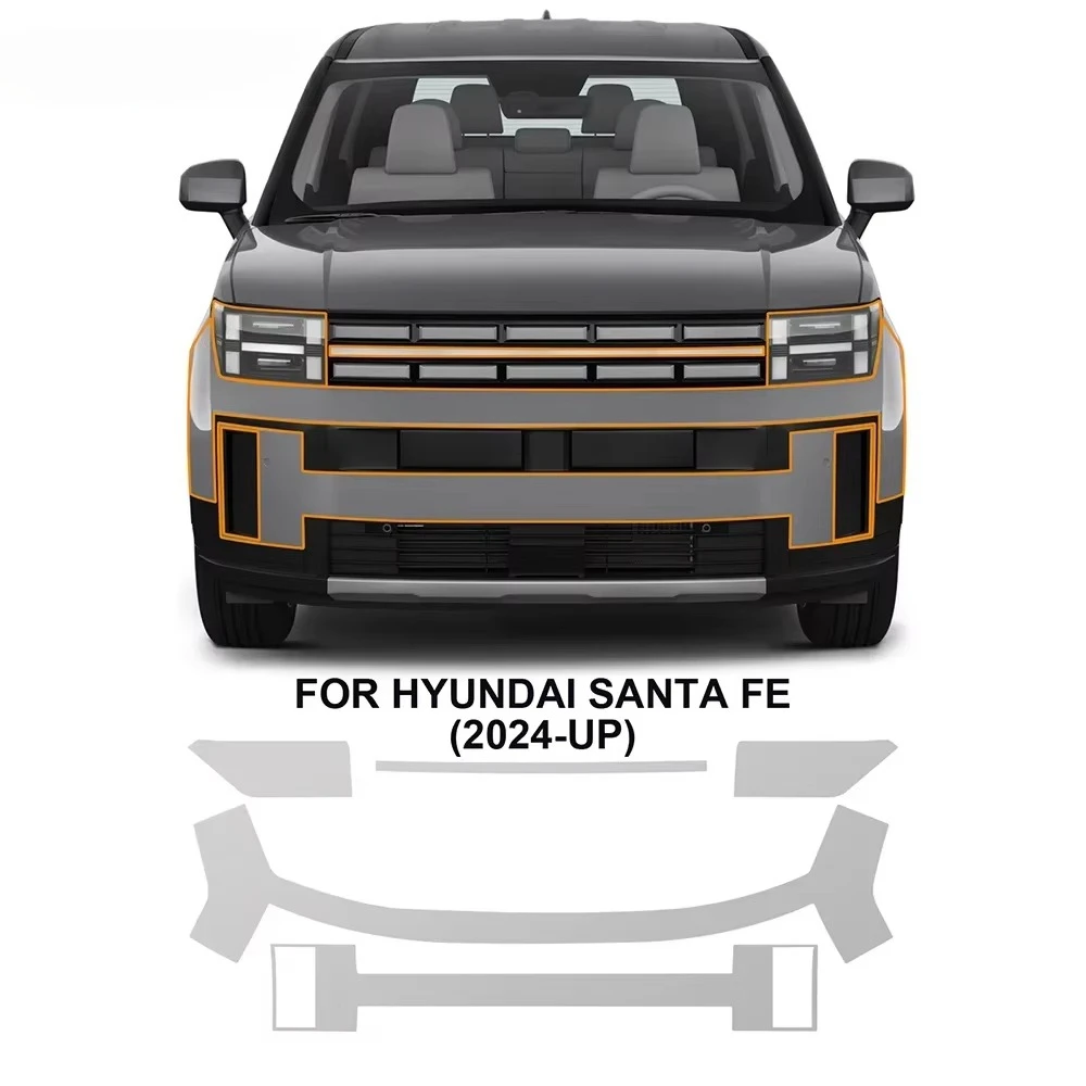 Clear TPU Paint Protection Film For Hyundai Santa FE 2024 2025 Car Body Anti-scratch Pre-cut PPF Resistant Self-adhesive Cover
Clear TPU Paint Protection Film For Hyundai Santa FE 2024 2025 Car Body Anti-scratch Pre-cut PPF Resistant Self-adhesive Cover