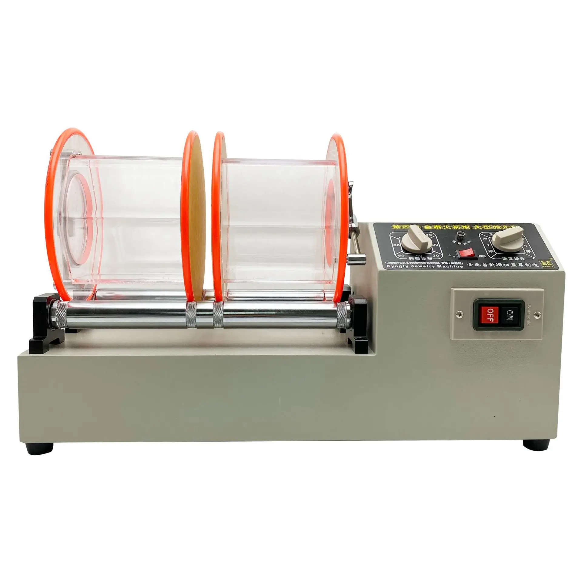 KT1320 single barrel double barrel rocket launcher roller polisher gold, silver and copper jewelry cultural play rotary extra-la
KT1320 single barrel double barrel rocket launcher roller polisher gold, silver and copper jewelry cultural play rotary extra-la