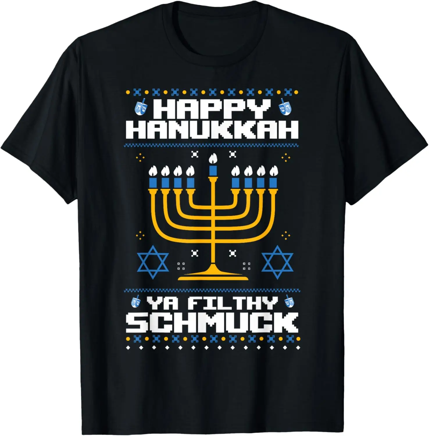 Happy Hanukkah Ya Filthy Schmuck еврейский рождественский уродливый свитер футболка
Happy Hanukkah Ya Filthy Schmuck еврейский рождественский уродливый свитер футболка