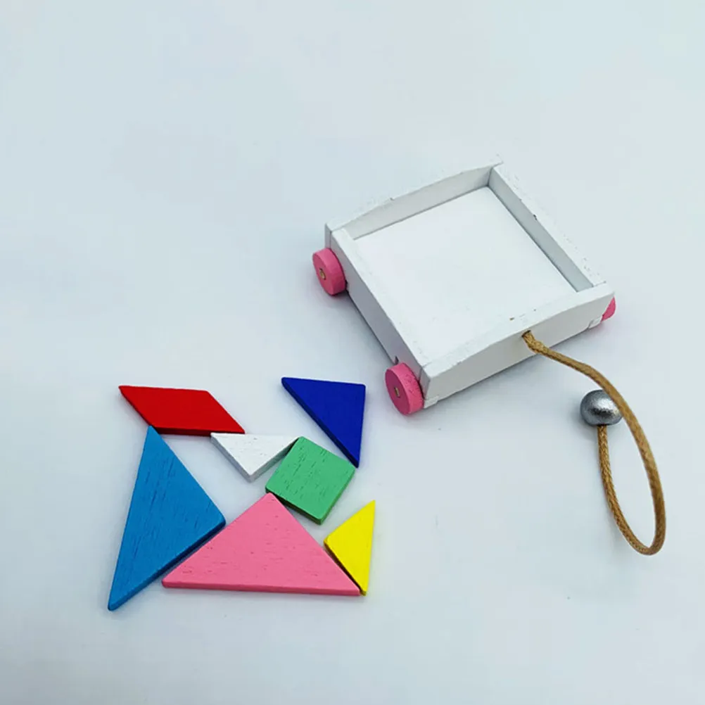 1Set Mini Tangram Cart Wooden Trolley Miniature Scene Decor Mini House Ornament Desktop Photography Prop Educational Puzzle
1Set Mini Tangram Cart Wooden Trolley Miniature Scene Decor Mini House Ornament Desktop Photography Prop Educational Puzzle