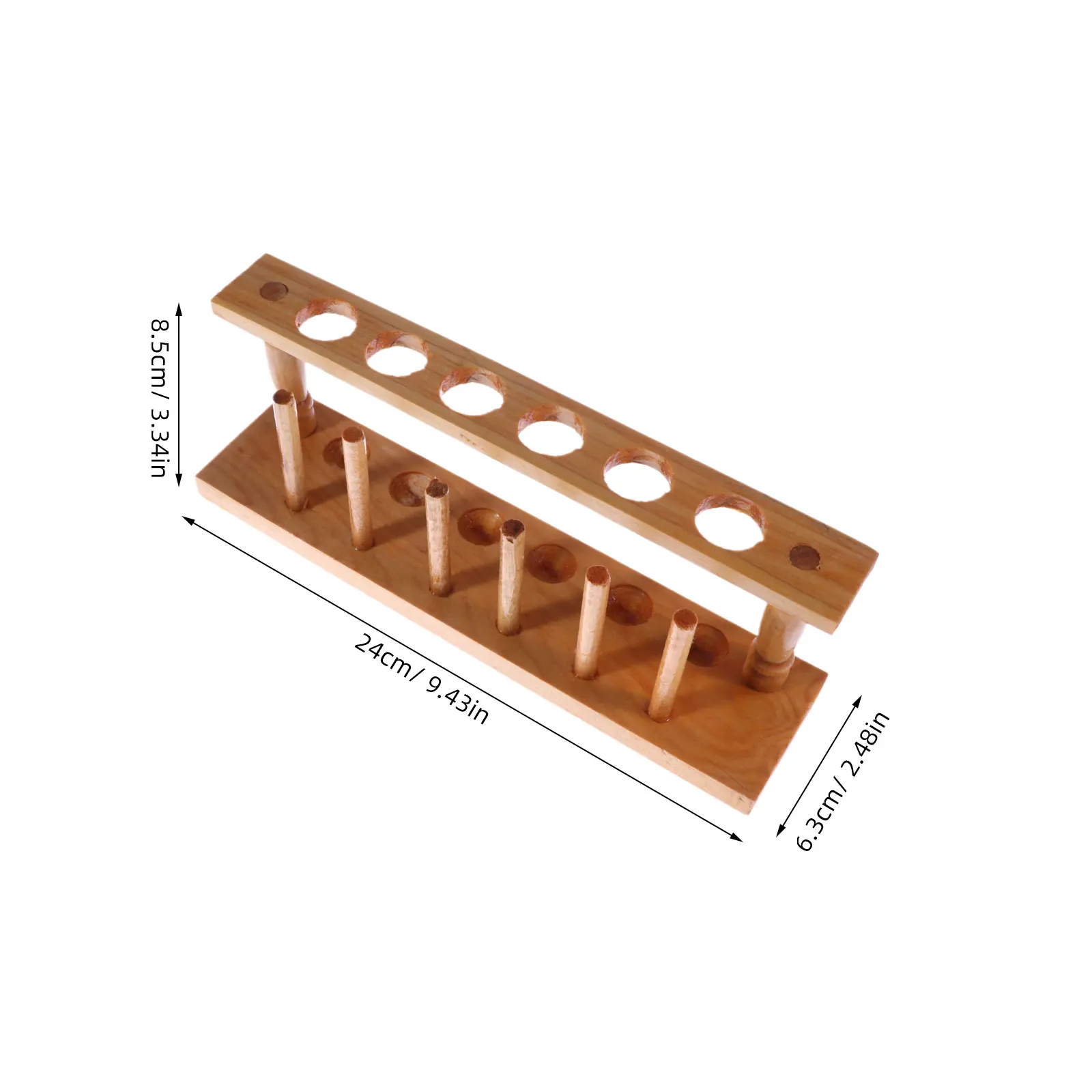 Wooden Test Rack 6 Holes High Quality School Laboratory Supplies Tube Holder Stand Bracket Storage
Wooden Test Rack 6 Holes High Quality School Laboratory Supplies Tube Holder Stand Bracket Storage