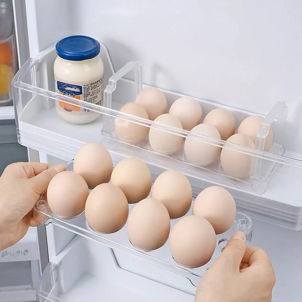 1Pcs Refrigerator Egg Storage Box Stackable Fresh Keeping Organizer Large Capacity Egg Rack Kitchen Supplies Preservation Box
1Pcs Refrigerator Egg Storage Box Stackable Fresh Keeping Organizer Large Capacity Egg Rack Kitchen Supplies Preservation Box