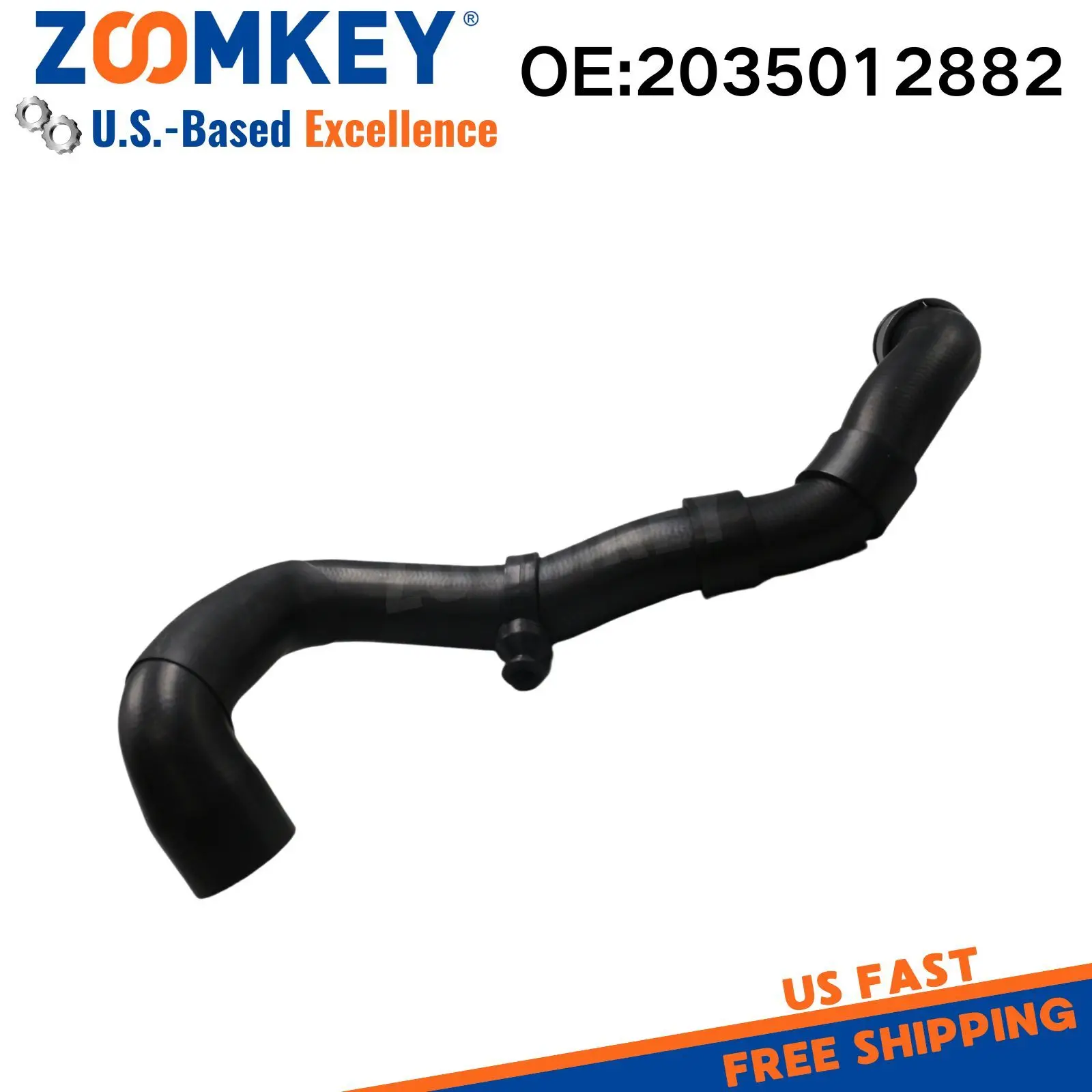 ZOOMKEY Engine Radiator Coolant Hose Fit For Mercedes-Benz W203 C230 2002 L4 2.3L Lower Side 2035012882
ZOOMKEY Engine Radiator Coolant Hose Fit For Mercedes-Benz W203 C230 2002 L4 2.3L Lower Side 2035012882