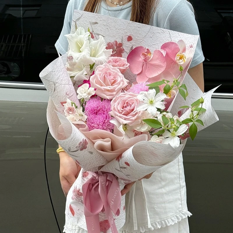 3D Textured Hand Torn Kraft Paper Fresh Flower Bouquet Packag Paper Birthday Wedding Party Gift Packaging Flower Pattern Paper
3D Textured Hand Torn Kraft Paper Fresh Flower Bouquet Packag Paper Birthday Wedding Party Gift Packaging Flower Pattern Paper
