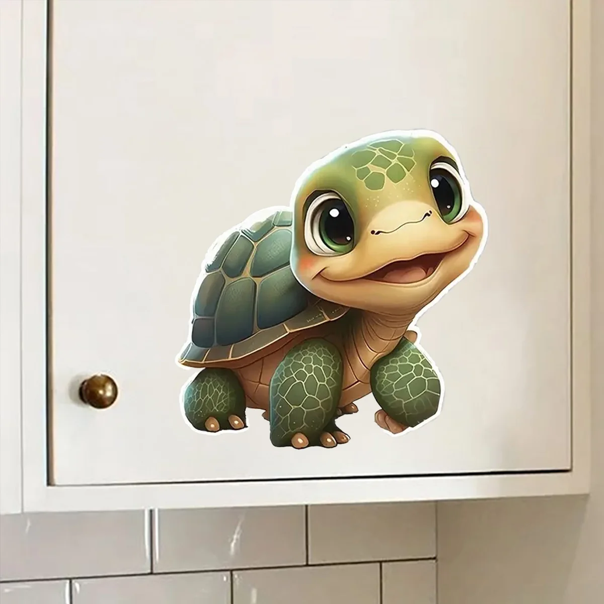 Cute Cartoon Turtle Sticker, Waterproof Vinyl Material, Ideal for Toilet, Home , Refrigerator, Car, Window, Wall Decor, Room
Cute Cartoon Turtle Sticker, Waterproof Vinyl Material, Ideal for Toilet, Home , Refrigerator, Car, Window, Wall Decor, Room
