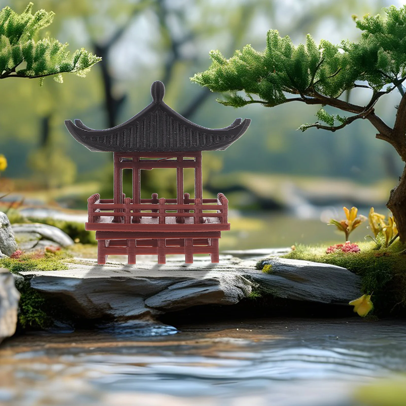 Mini Chinese Vintage Pavilion Sculpture Traditional Architectural Design Indoor Outdoor Decor Bonsai Garden Accessories
Mini Chinese Vintage Pavilion Sculpture Traditional Architectural Design Indoor Outdoor Decor Bonsai Garden Accessories