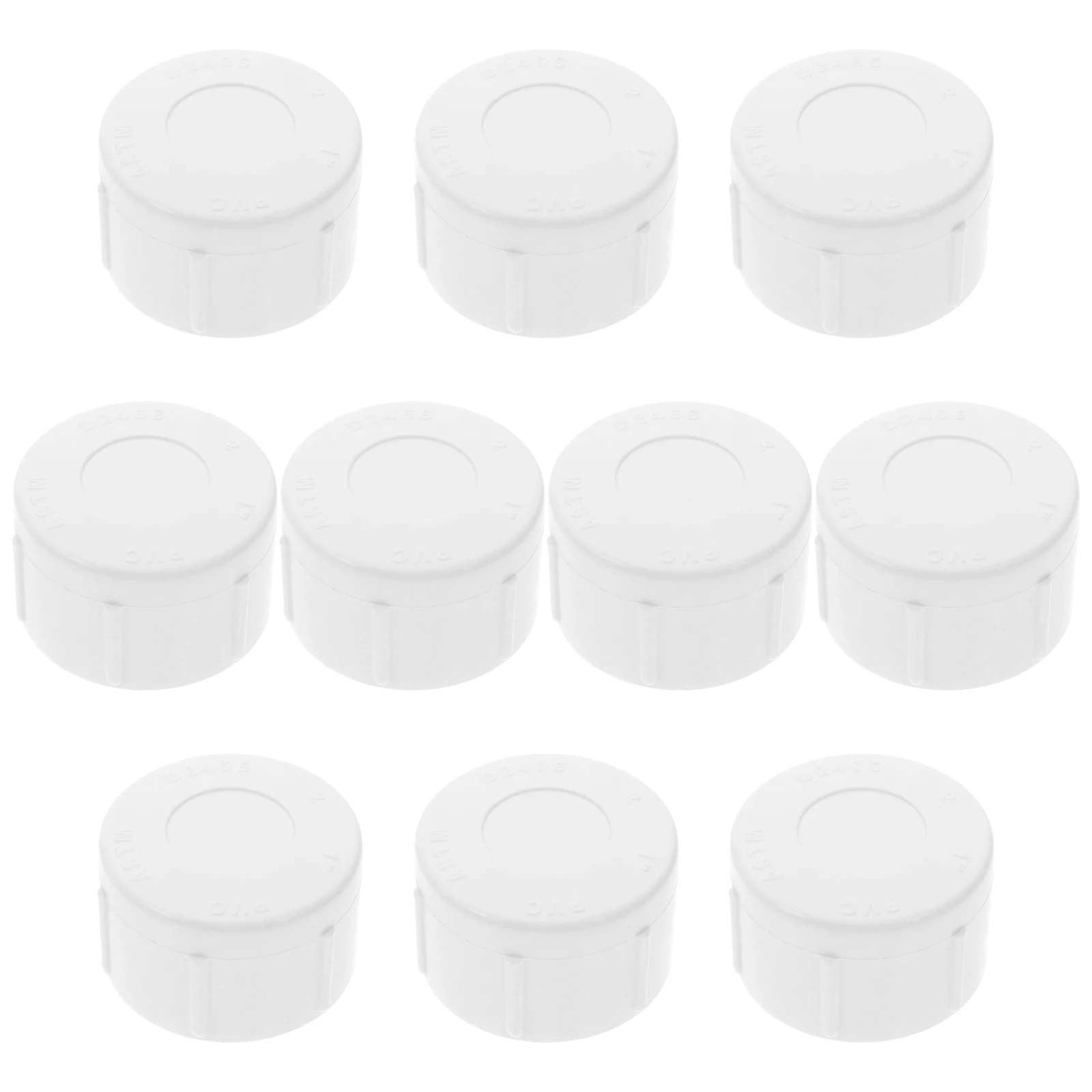 10pcs PVC Pipe Cap SCH40 White Female Threaded 1 2 Inch Thickened for Irrigation Sprinkler Water Plugs Garden Hose Adapter
10pcs PVC Pipe Cap SCH40 White Female Threaded 1 2 Inch Thickened for Irrigation Sprinkler Water Plugs Garden Hose Adapter