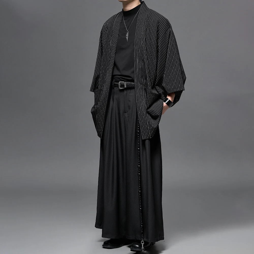 Mens Dark Plain Gothic Casual Skirt Pants Streetwear Fashion Youth Outdoor Trend Niche Samurai Pants Men'S Clothing 2026 New
Mens Dark Plain Gothic Casual Skirt Pants Streetwear Fashion Youth Outdoor Trend Niche Samurai Pants Men'S Clothing 2026 New