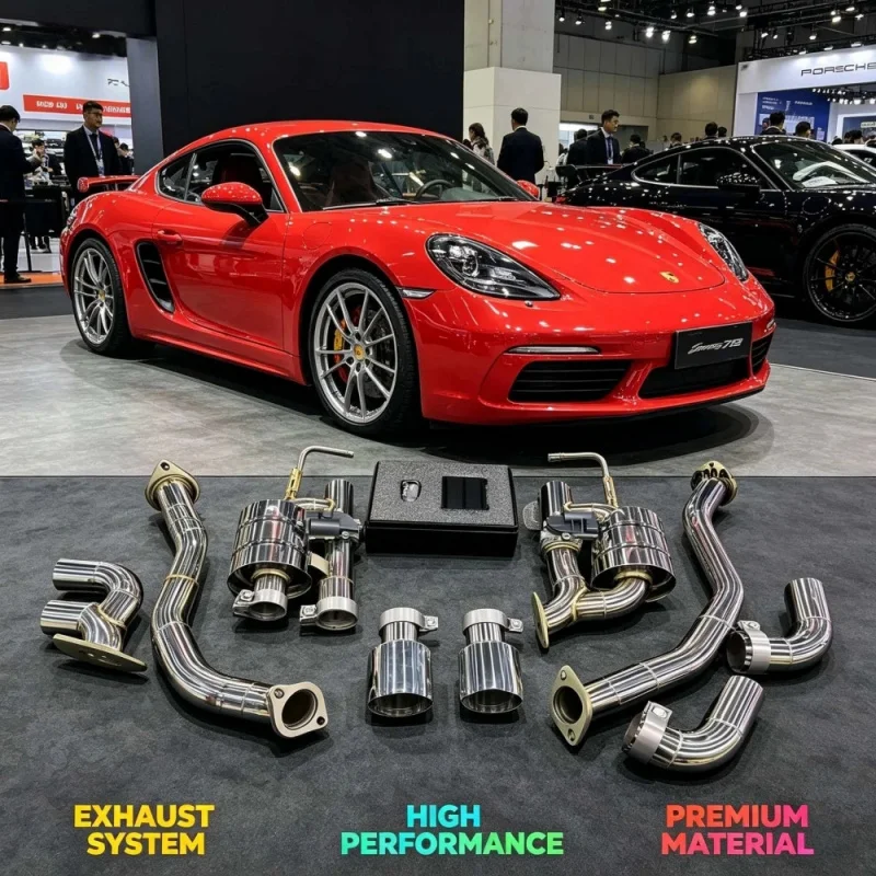 Exhaust Pipes For Porsche 718 Cayman Boxster 2.0T 2.5T 2019+ Stainless Steel Exhaust Catback Muffler Valvetronic Exhaust System
Exhaust Pipes For Porsche 718 Cayman Boxster 2.0T 2.5T 2019+ Stainless Steel Exhaust Catback Muffler Valvetronic Exhaust System