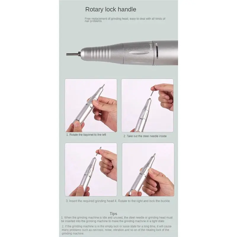 Electric Nail Drill for Acrylic Gel Pedicure Polishing Shape Tools B nail drill plastic
Electric Nail Drill for Acrylic Gel Pedicure Polishing Shape Tools B nail drill plastic