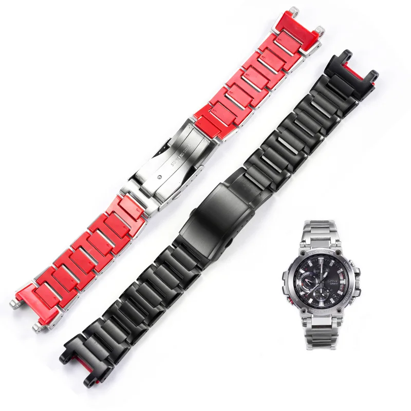 Stainless steel watch strap made of 316L stainless steel, an Iron Heart alternative for the MTGB200 watch.
Stainless steel watch strap made of 316L stainless steel, an Iron Heart alternative for the MTGB200 watch.
