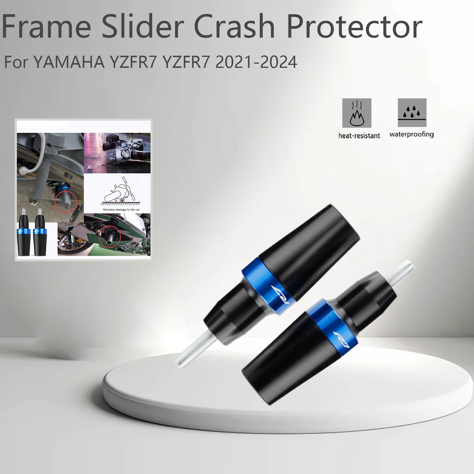 Motorcycle Accessories For YAMAHA YZFR7 YZF R7 r7 yzfr7 2021 2022 2023 2024 Frame Slider Crash Protector Anti Fall Axle Pad
Motorcycle Accessories For YAMAHA YZFR7 YZF R7 r7 yzfr7 2021 2022 2023 2024 Frame Slider Crash Protector Anti Fall Axle Pad