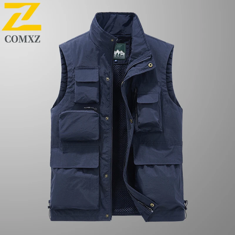 Men Casual Vest Summer New Multifunctional Waterproof Quick Drying Workwear Fishing Sleeveless Jacke Outdoor Hiking Camping Vest
Men Casual Vest Summer New Multifunctional Waterproof Quick Drying Workwear Fishing Sleeveless Jacke Outdoor Hiking Camping Vest