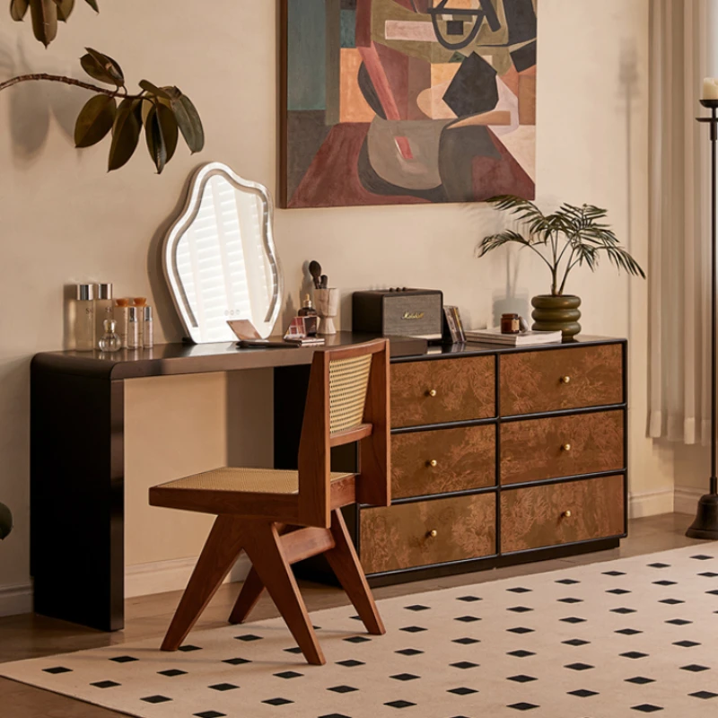Aesthetic Long Luxury Vanity Tables Fabric Folding Cabinet Akeup Desk Dressers Bedroom Drawers Wood Unique Coiffeuse Furniture
Aesthetic Long Luxury Vanity Tables Fabric Folding Cabinet Akeup Desk Dressers Bedroom Drawers Wood Unique Coiffeuse Furniture