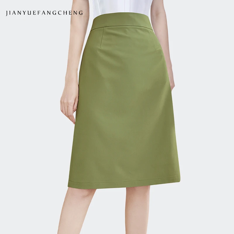 2024 Summer High Waist Knee-length Skirt Women's Mid-Skirt Trendy Slimming temperament A-line Simple Green Short Skort
2024 Summer High Waist Knee-length Skirt Women's Mid-Skirt Trendy Slimming temperament A-line Simple Green Short Skort