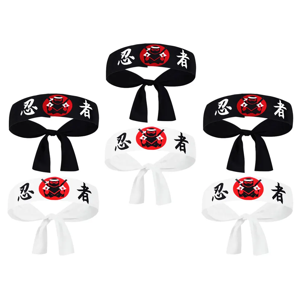 6pcs Japanese Ninja Headbands Traditional Samurai Chef For Karate Parties Soft Breathable Fabric Versatile Wearable Dragon
6pcs Japanese Ninja Headbands Traditional Samurai Chef For Karate Parties Soft Breathable Fabric Versatile Wearable Dragon