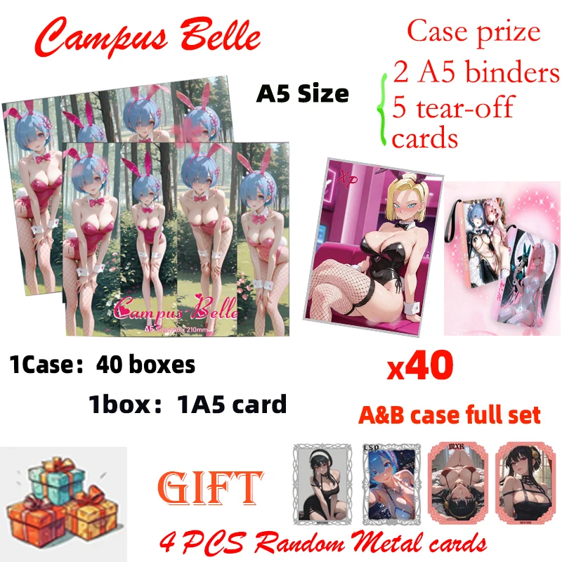 Wholesale Newest A5 Size Campus Belle Acrylic Color Paper Goddess Card Board Waifu No Dupes Master Set Doujin Toys Artboard Gift
Wholesale Newest A5 Size Campus Belle Acrylic Color Paper Goddess Card Board Waifu No Dupes Master Set Doujin Toys Artboard Gift