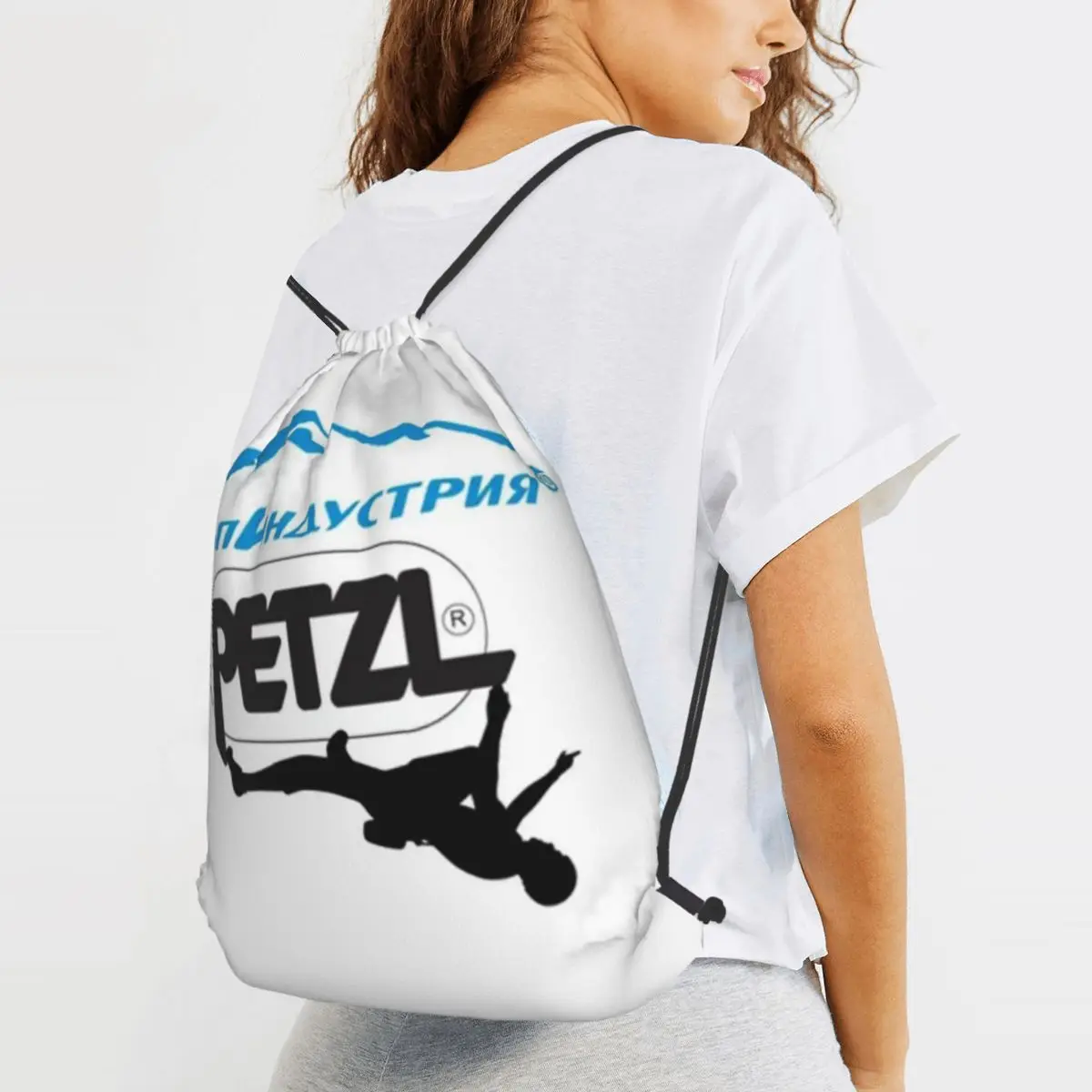 Sport Petzl Backpacks Fashion Drawstring Bags Sports Bag Book Bags for Man Woman School
Sport Petzl Backpacks Fashion Drawstring Bags Sports Bag Book Bags for Man Woman School