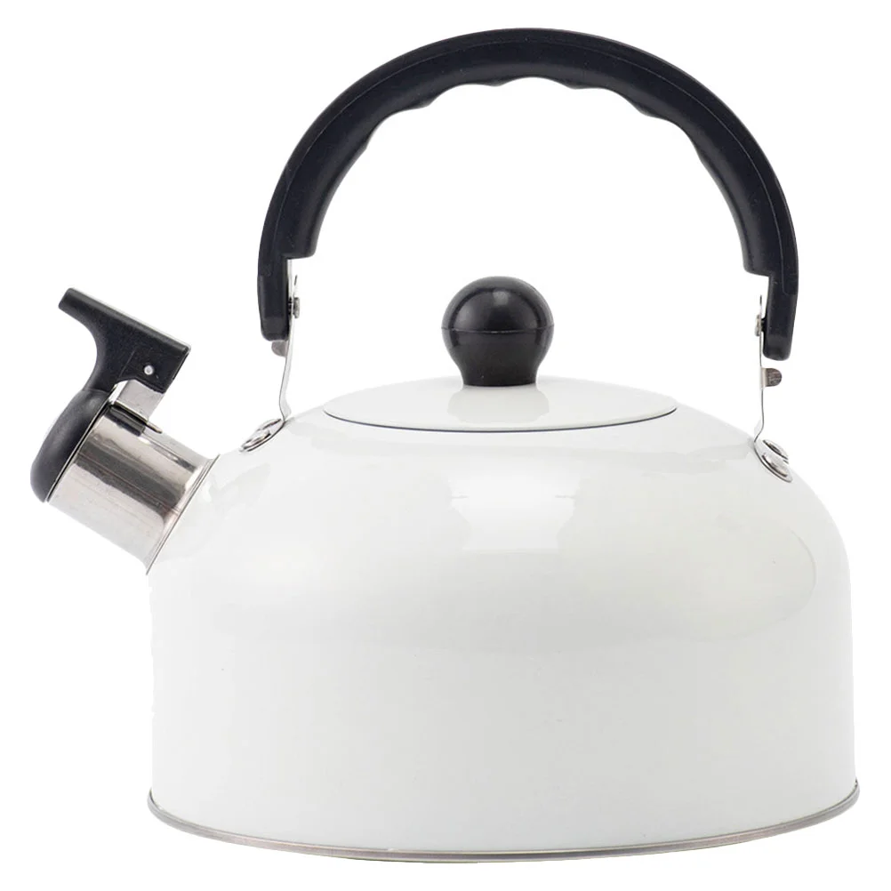 Whistle Kettle Whistling Stovetop Teapot Coffee Small Boiling Water with Handle Boiler Stainless Loose
Whistle Kettle Whistling Stovetop Teapot Coffee Small Boiling Water with Handle Boiler Stainless Loose
