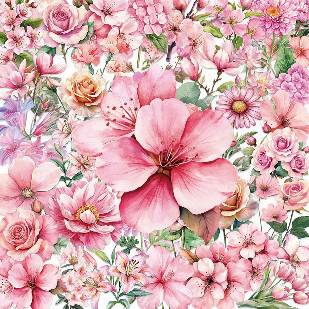 10/30/50pcs Transparent Pink Flower Aesthetic Stickers Cute Cartoon PET Graffiti Decals for Notebook Guitar Laptop Sticker Decor
10/30/50pcs Transparent Pink Flower Aesthetic Stickers Cute Cartoon PET Graffiti Decals for Notebook Guitar Laptop Sticker Decor