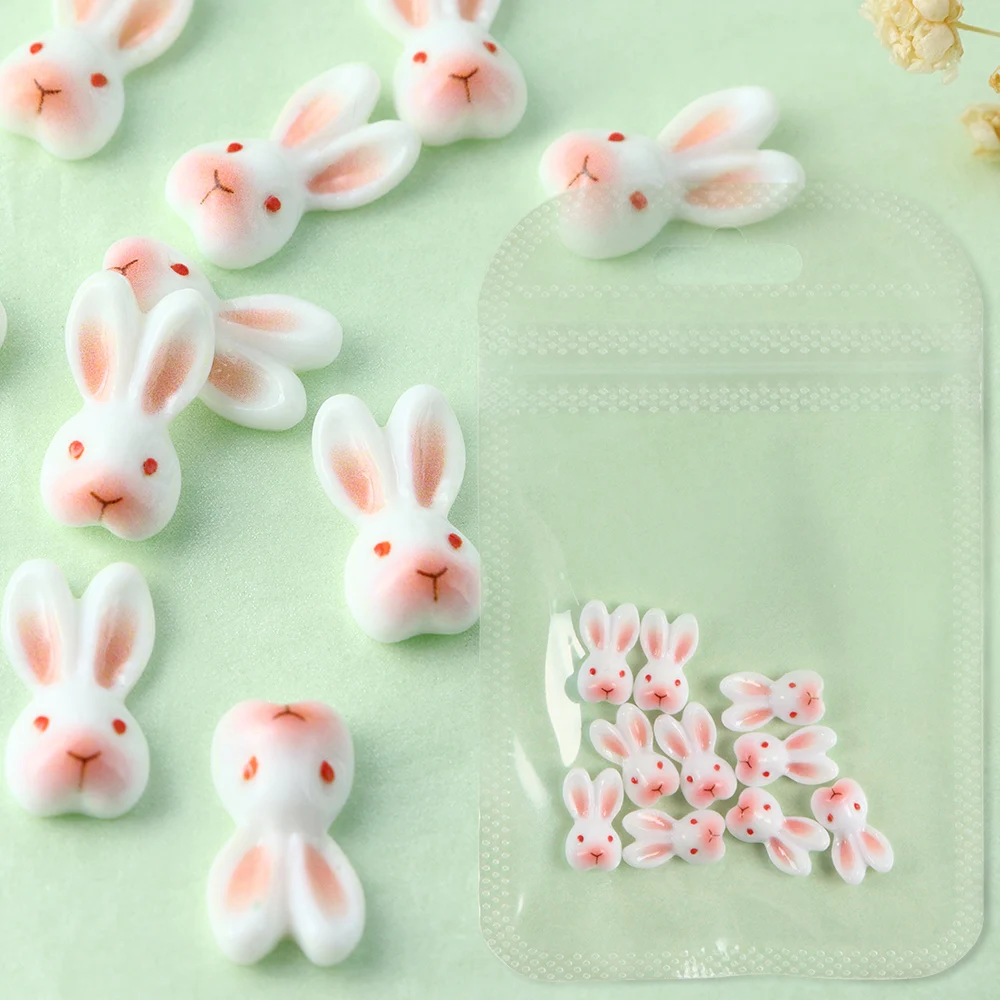 Kawaii Resin Art Decorations Tiny Rabbits 14*8mm Epoxy Resin Filling Cute Bunny Ornament DIY Jewelry Making Hairwear Accessories
Kawaii Resin Art Decorations Tiny Rabbits 14*8mm Epoxy Resin Filling Cute Bunny Ornament DIY Jewelry Making Hairwear Accessories