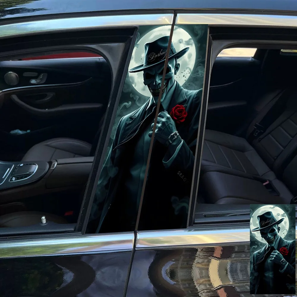 2Pcs, Dark Werewolf Gentleman Car B Post Sticker, Easy to Apply and Remove Sticker, Smooth Surface
2Pcs, Dark Werewolf Gentleman Car B Post Sticker, Easy to Apply and Remove Sticker, Smooth Surface