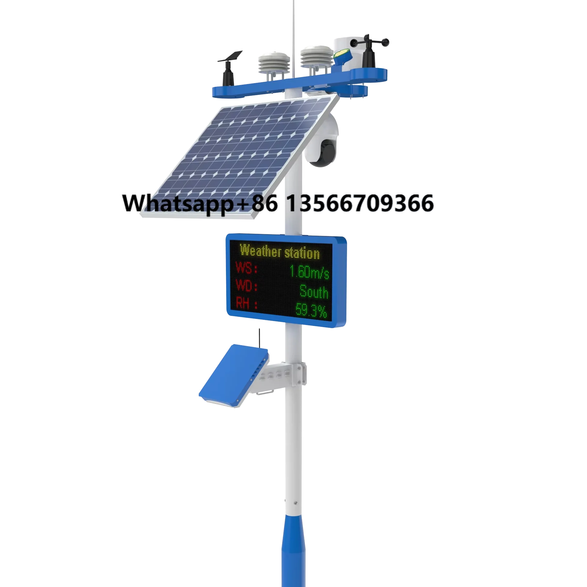 OEM IOT Smart Outdoor Environmental Sensor Station with Solar Power-Weather Station & Air Quality for Gardens & Farms
OEM IOT Smart Outdoor Environmental Sensor Station with Solar Power-Weather Station & Air Quality for Gardens & Farms