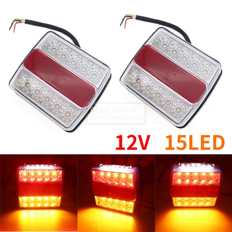 2Pcs Waterproof Rear Led Trailer Tail Lights Kit Truck Universal 12V 16LED or Trailer Truck Tractor Camper Lights Truck Parts
2Pcs Waterproof Rear Led Trailer Tail Lights Kit Truck Universal 12V 16LED or Trailer Truck Tractor Camper Lights Truck Parts